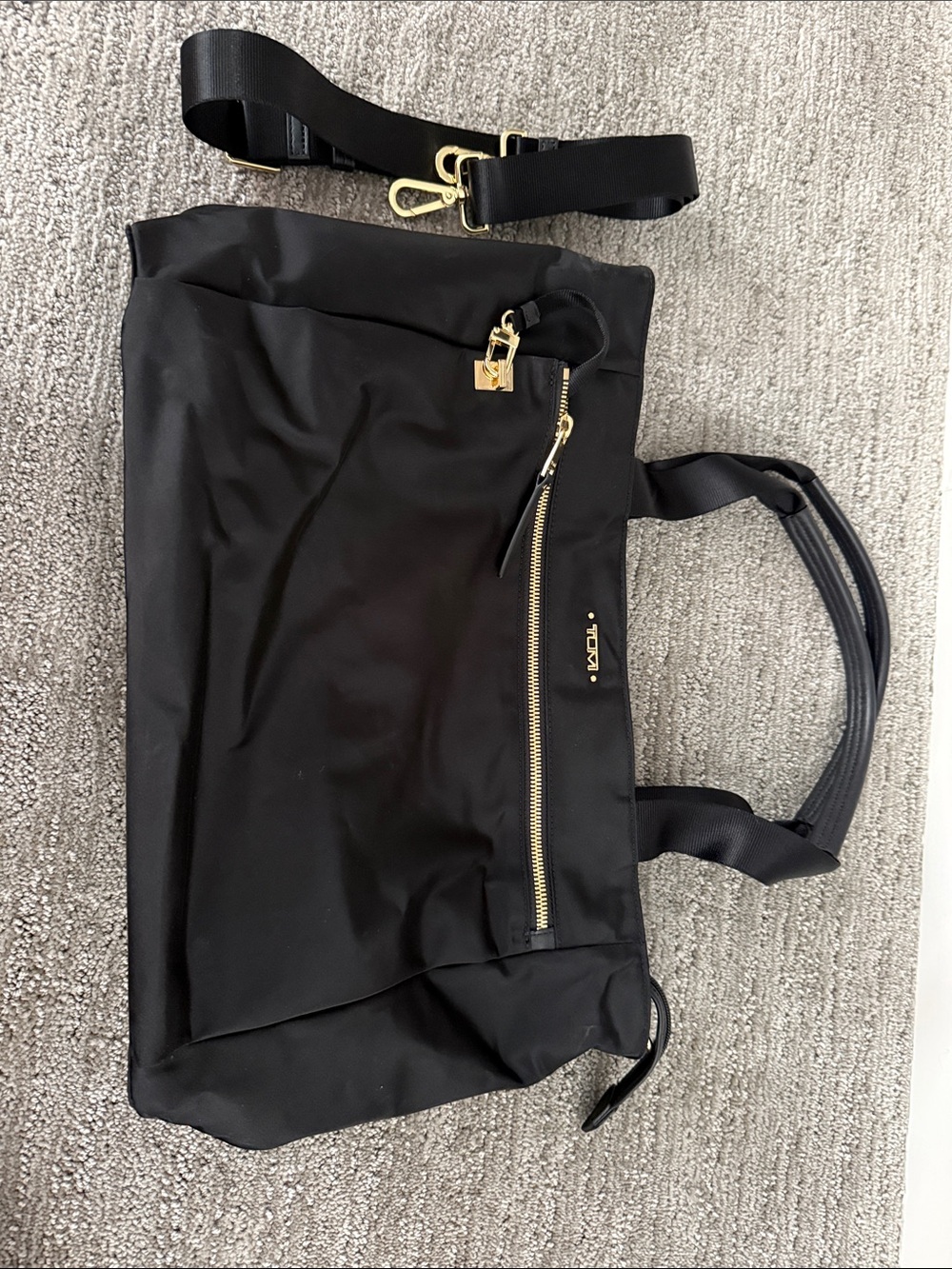 Tumi Voyageur Maureen Tote Bag- Black Nylon Premium Laptop Travel Work Bag